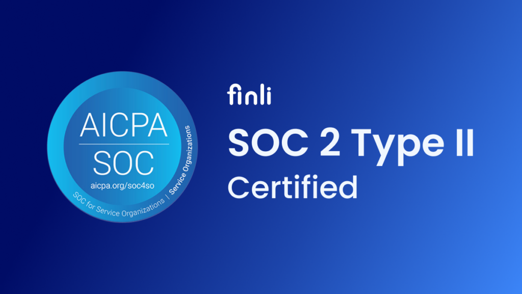 Finli Achieves SOC 2 Type II Compliance